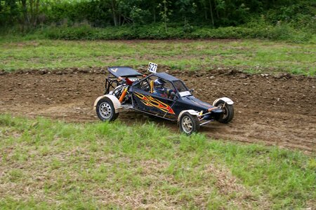 Race rally racing car