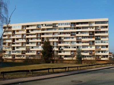 Flats functional building