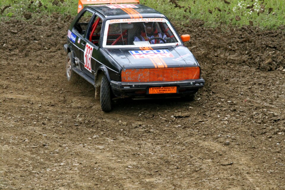 Race rally racing car