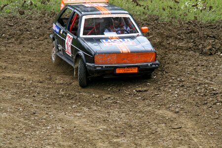 Race rally racing car