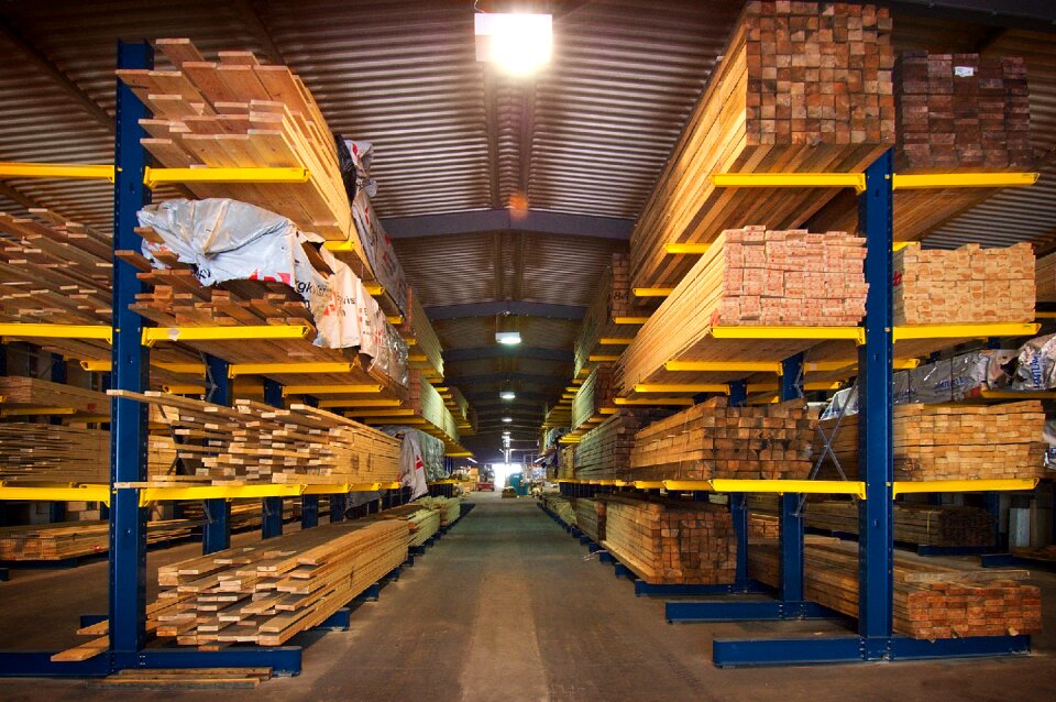Wood stack construction