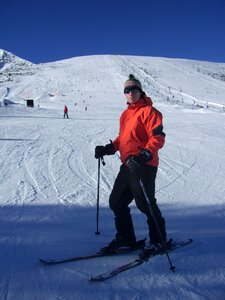 Snow ski slope photo