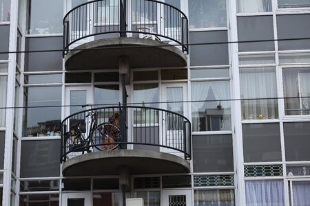 Balcony amsterdam unusual photo