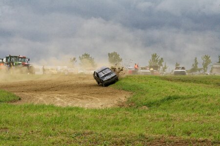 Race rally racing car