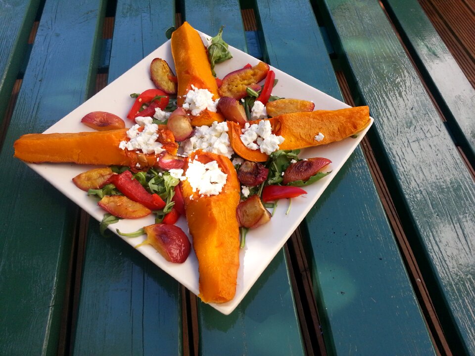 Butternut squash salad with feta a perfect barbeque