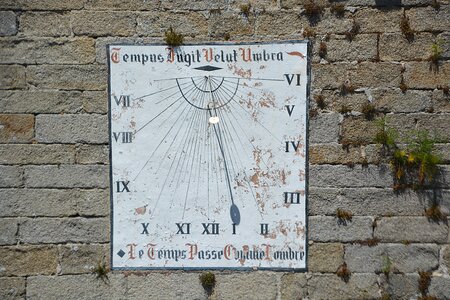 Shadow sundial crafts photo