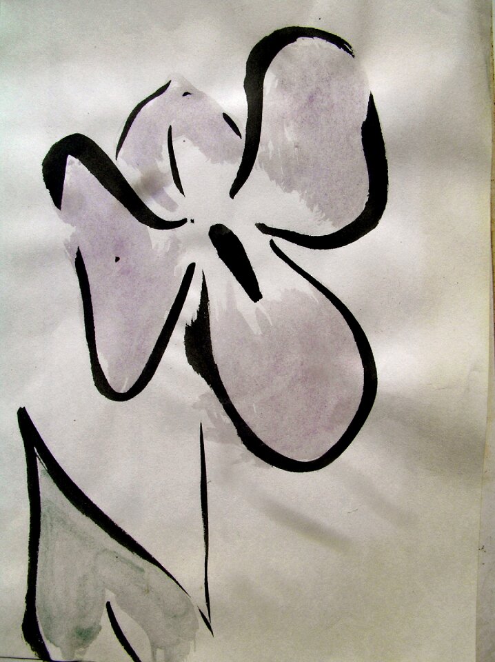 Flowers nature drawing
