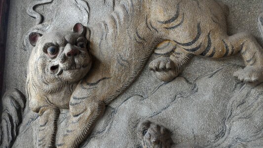 Carved stone traditional
