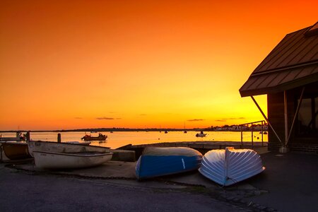 Our neighbours sunset sea