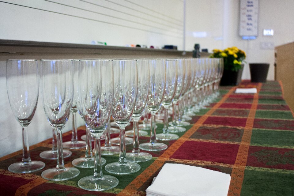 Party celebrate gray wine