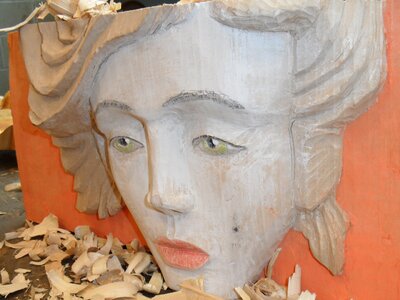 Sculpture face female