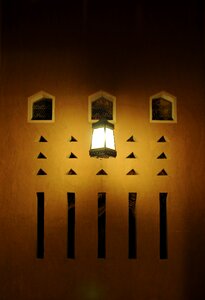 Traditional mud house light
