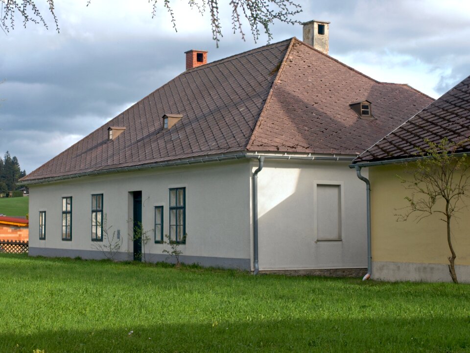 House building exterior