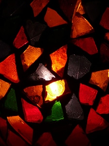 Color shimmer transparent
