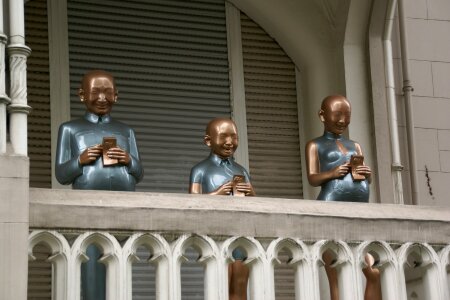 Balcony germany statues