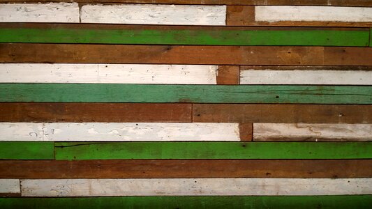 Green wooden old photo