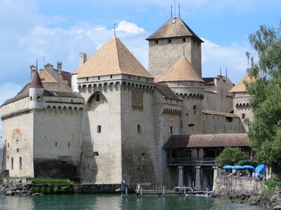 Europe lake tower