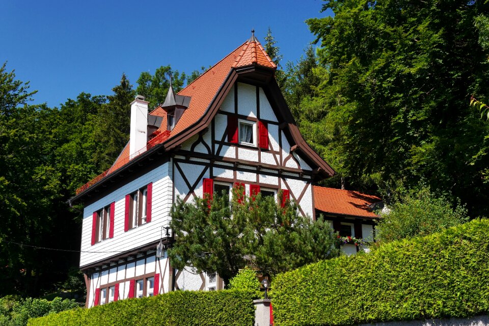 Old house mountain starnberger see
