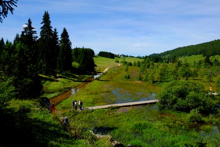 Landscape jura lake