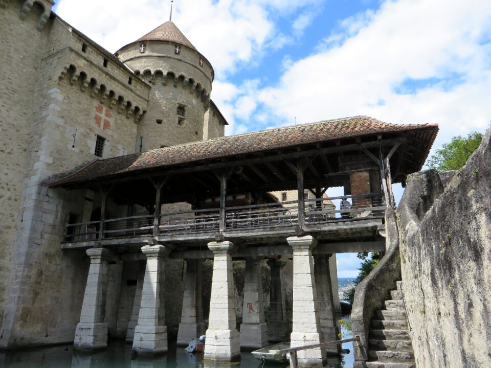 Summer outdoor castle