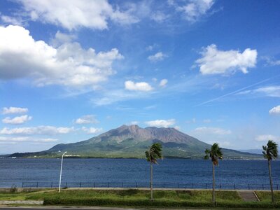 Volcano kagoshima kinko bay