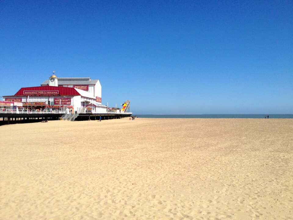 Pier summer ocean