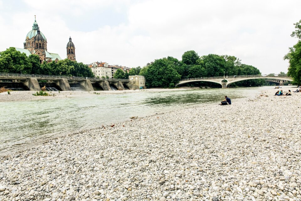 Isar bavaria town center photo