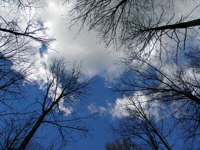 Clouds blue nature