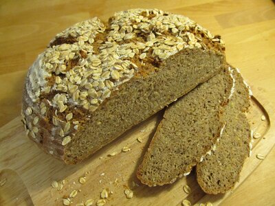 Farmer's bread staple food grain bread photo