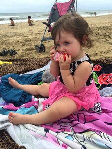 Vacation sea girl