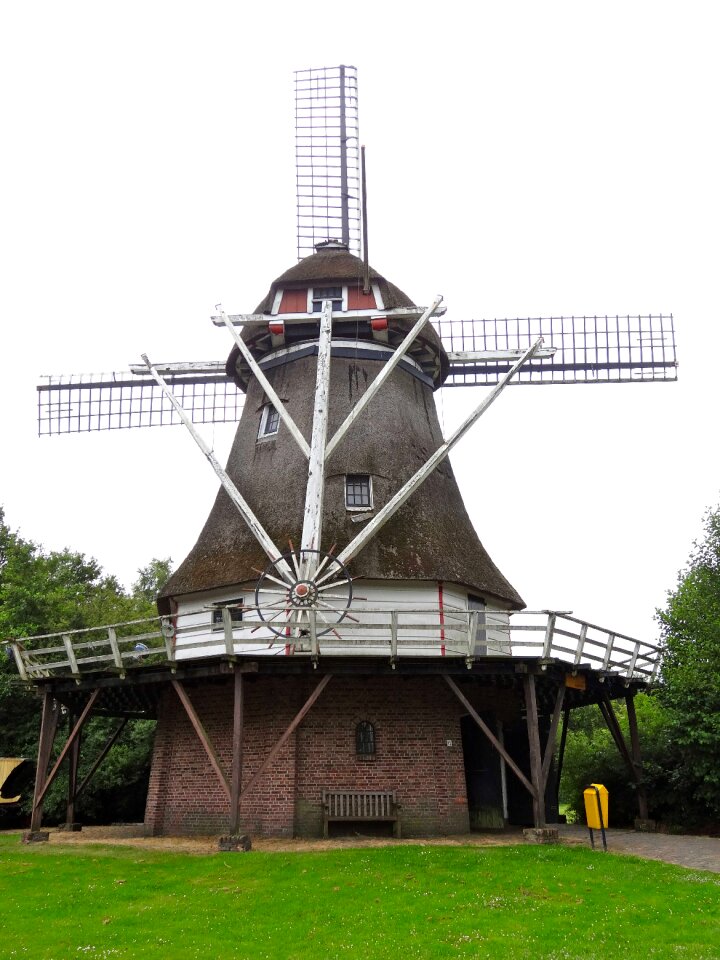 Outdoor museum windmill historic