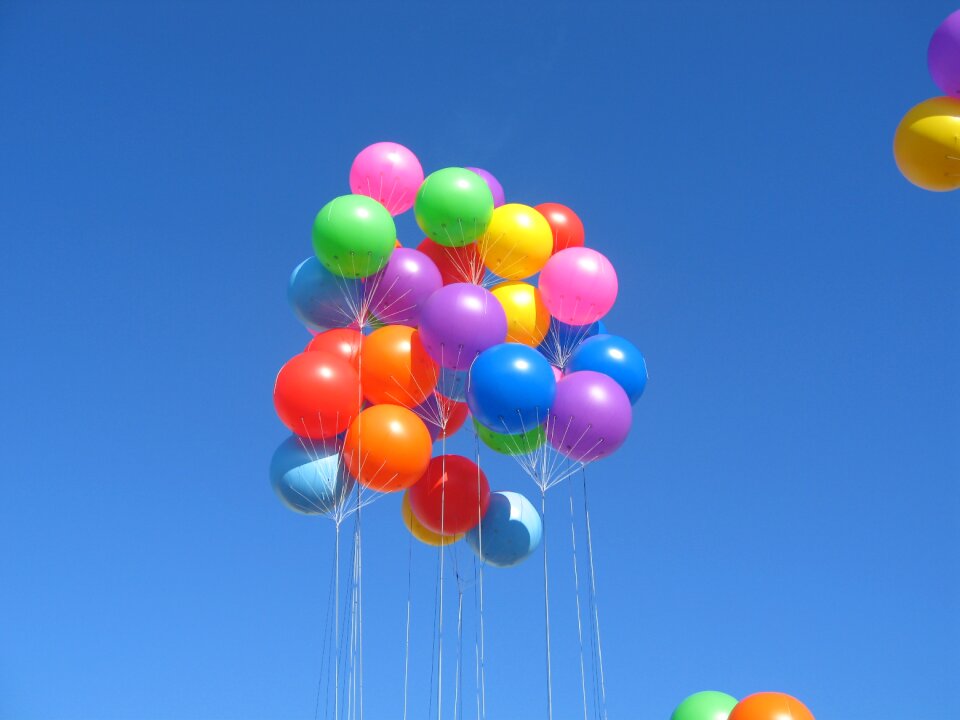 Color festival sky