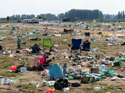 Germany destroyed storm