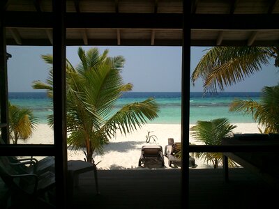 View beach bungalow o area
