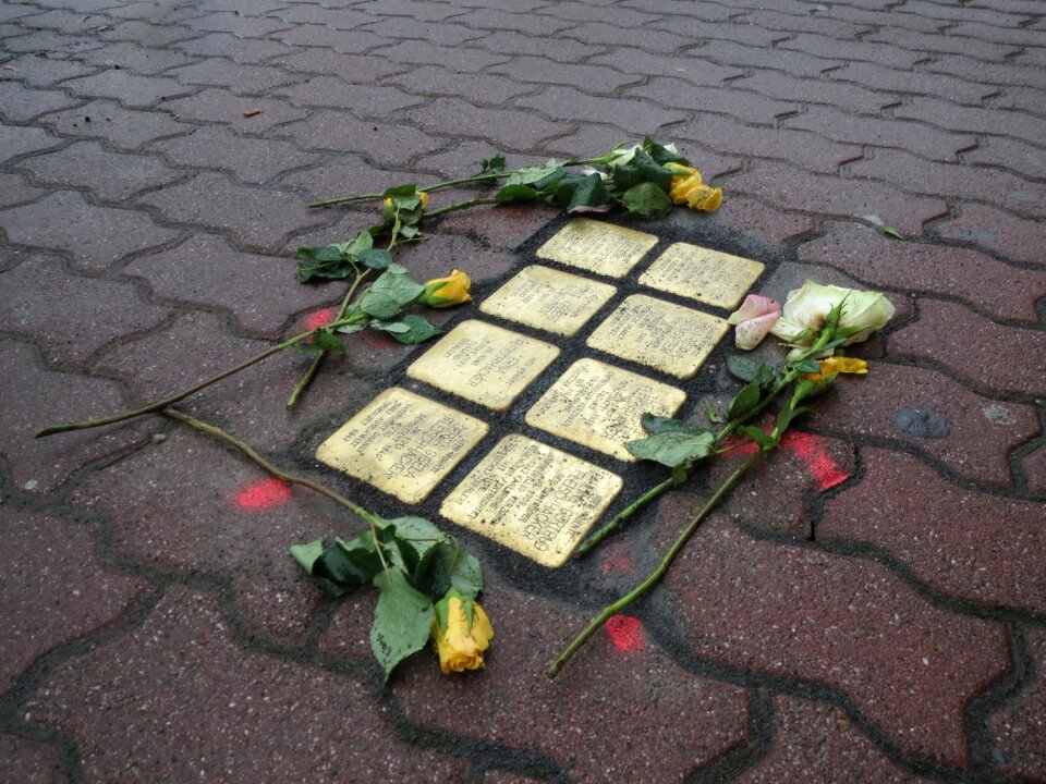 Stumbling blocks holocaust cenotaph