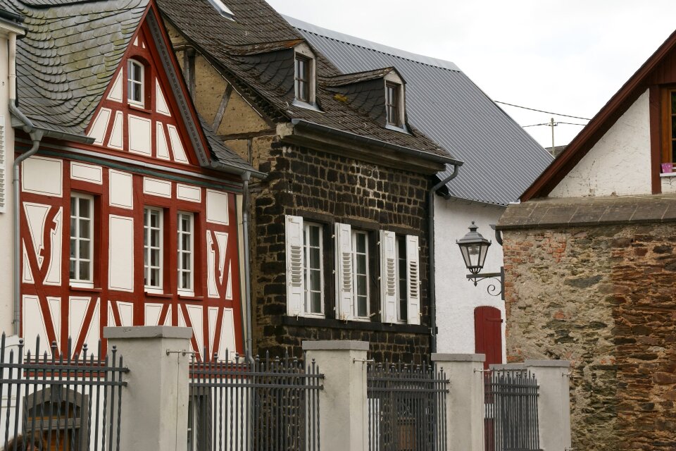 Timber framing historic germany photo