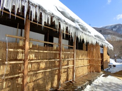 Rural houses winter tohoku