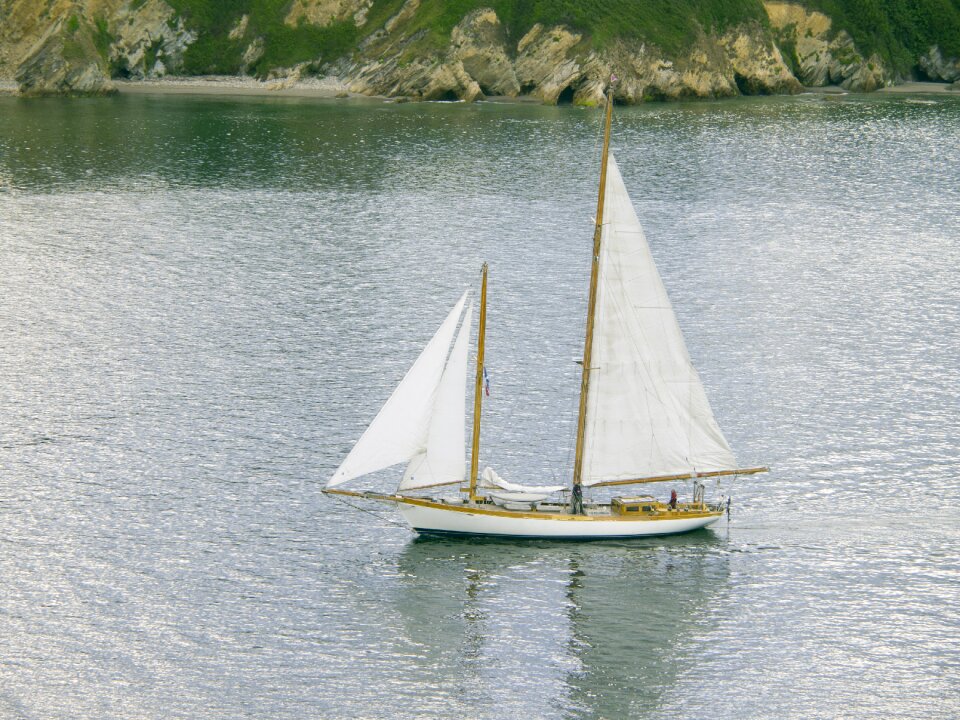 Sailboat ria ribadeo lugo