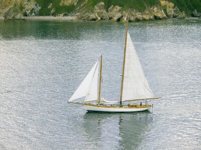 Sailboat ria ribadeo lugo