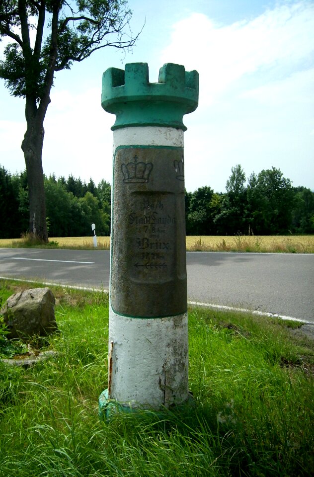 Signposts kurschsäschsiche crown location specified
