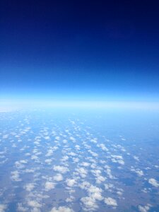 View from plane nature weather