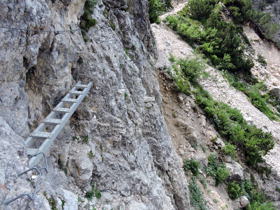 Ferrata excursion hiking