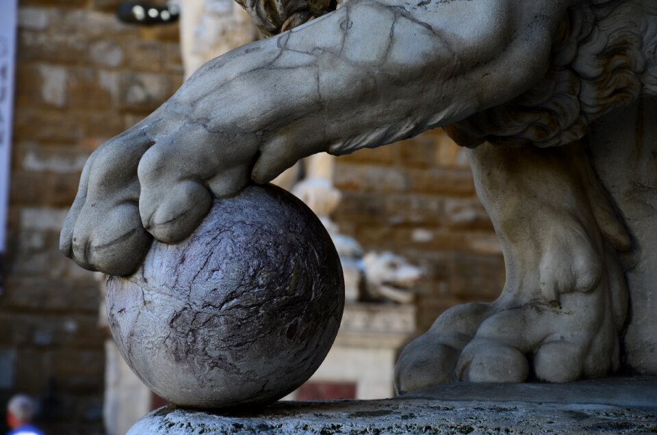 Sculpture old stone