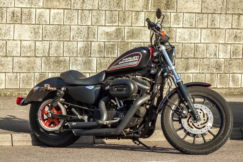 Bike harley davidson path