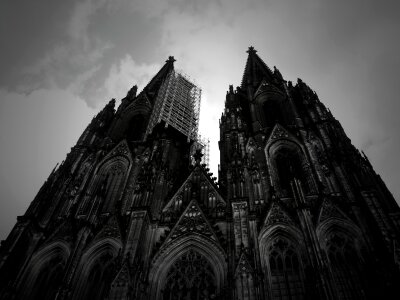 Church historically cologne cathedral photo