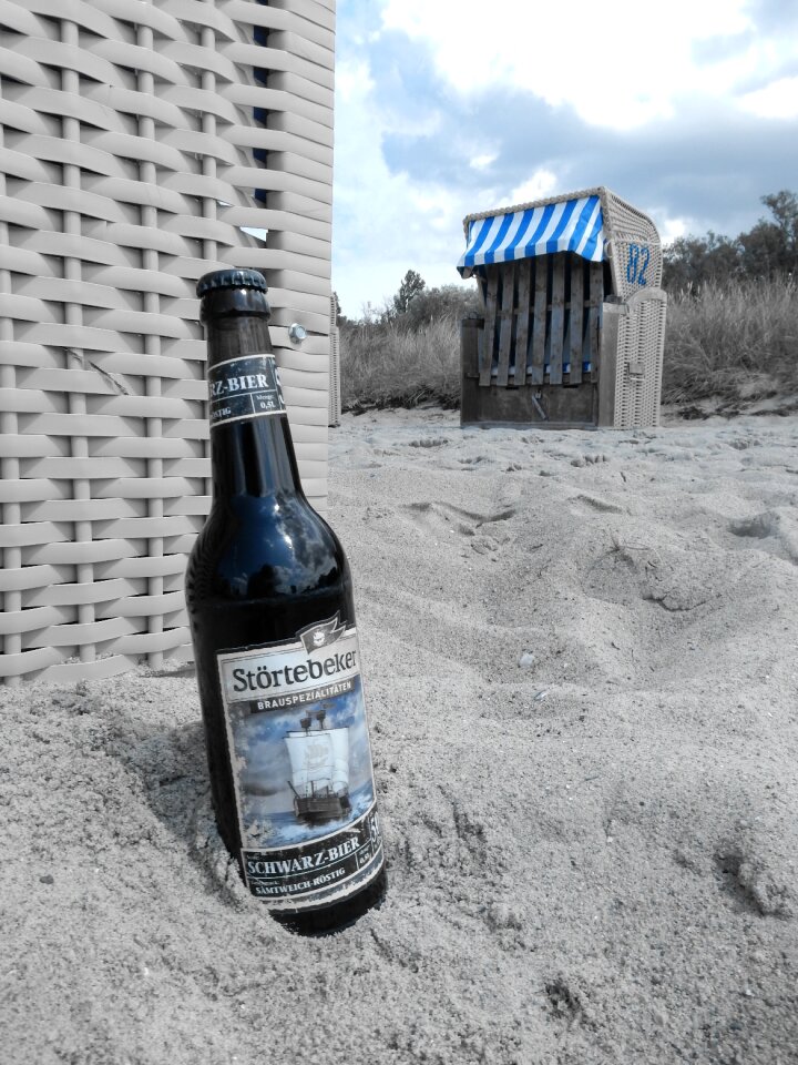 Poel beach chair sky
