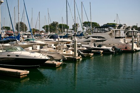 Travel yacht harbor photo