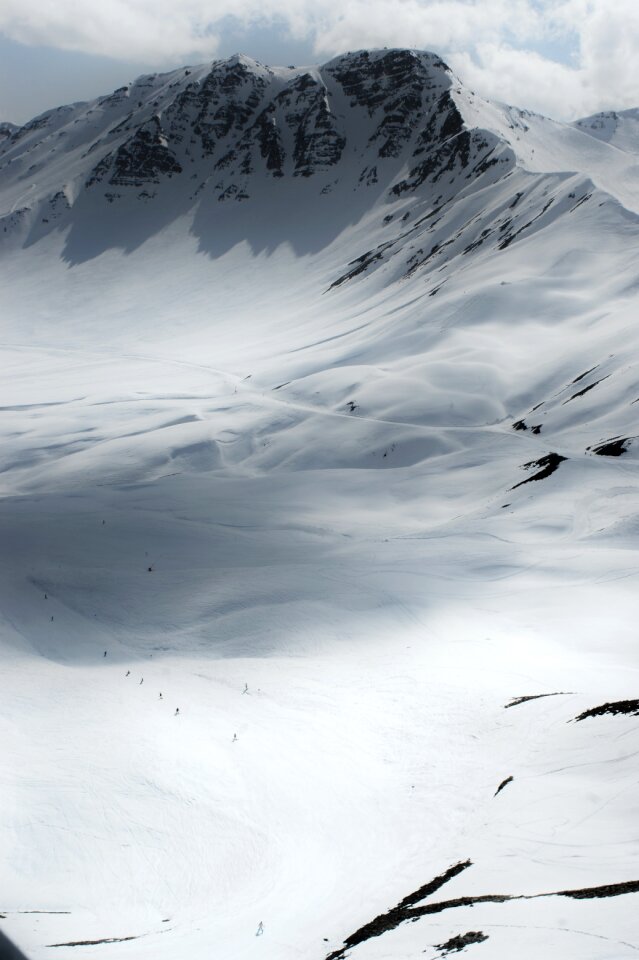 Mountains snow landscape