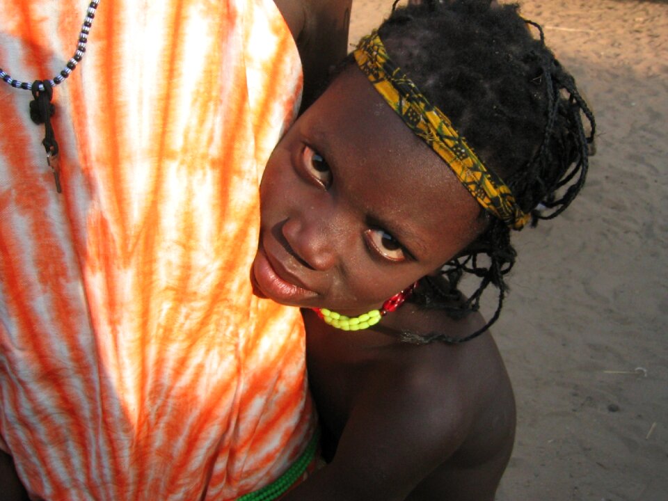 People face africa