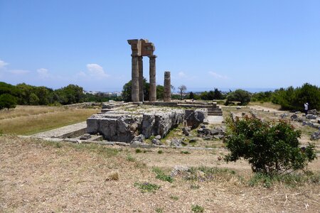 Apollo columns rhodes
